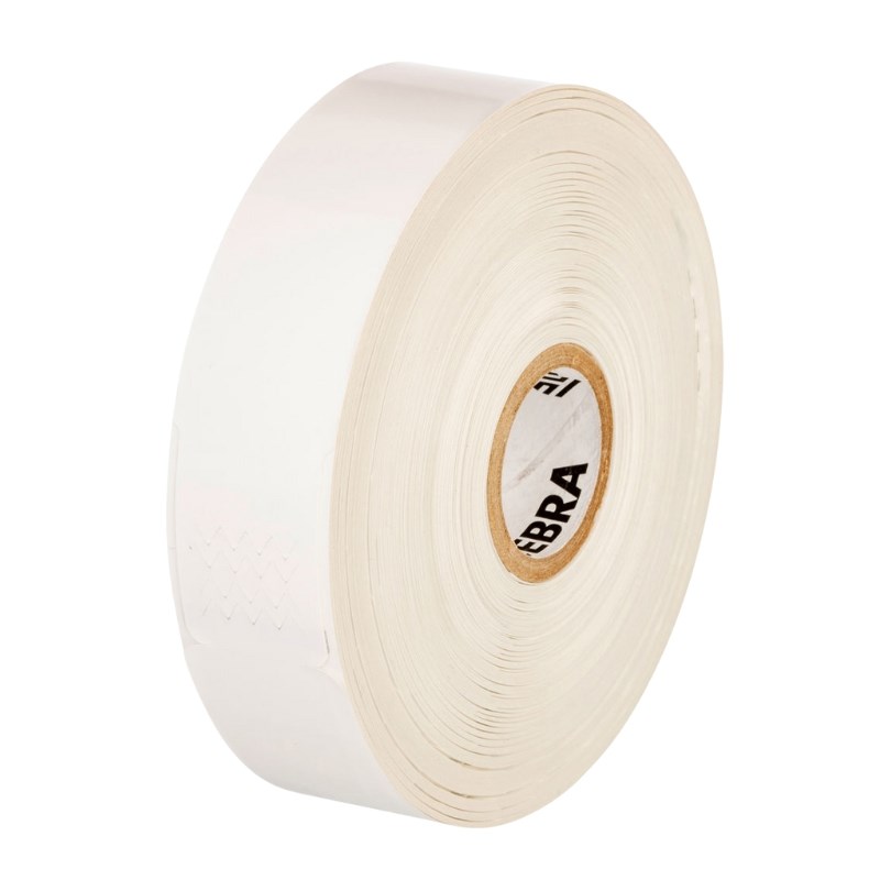 ZEBRA - Wristband, Synthetic, 1x11in (25.4x279.4mm); DT, Z-Band UltraSoft Extended Stay LAM, Coated, 1in (25.4mm) core, Printed