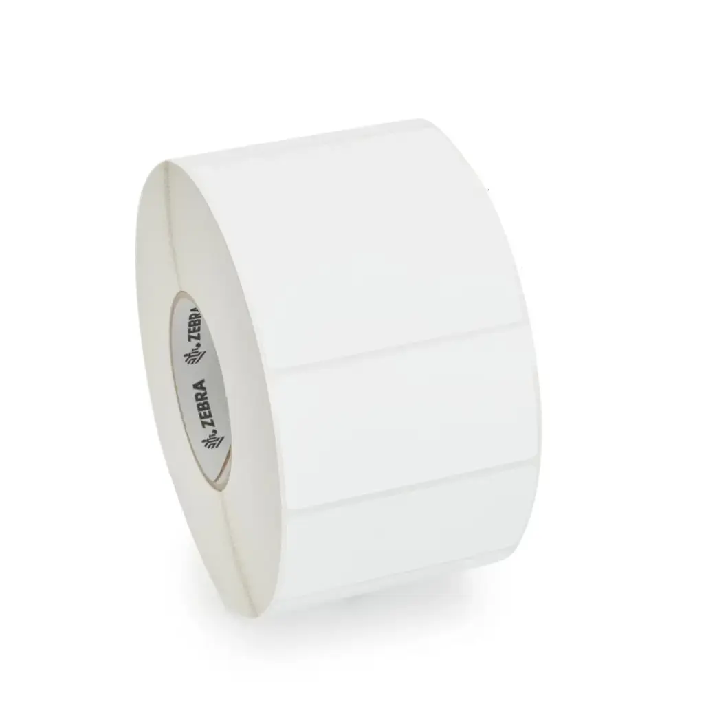 ZIPZPT10045140 - ZEBRA - Etiqueta 101.6"x50.8", T. Directa. Papel Blanco, Z-Perform 1450D, para Impresora Industrial, 3080/Rollo, con adhesivo Permanent Rubber, Sin perf., 1 al paso. Núcleo 3.". Diámetro 7.9". 4 Rollos/caja. Peso por caja 3.12 kg.