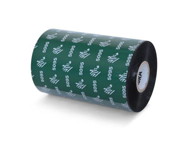 LA05095BK08345 - Zebra - Ribbon de Resina, 83mm x 450m (3.27" x 1476'), Modelo 5095 Alto Rendimiento para impresora Industrial. 6 Ribbons/Caja