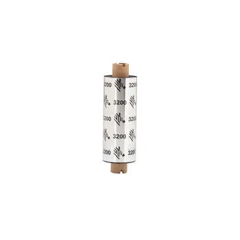 Wax/Resin Ribbon, 64mmx74m (2.52inx242ft), 3200; High Performance, 12mm (0.5in) core, 12/box