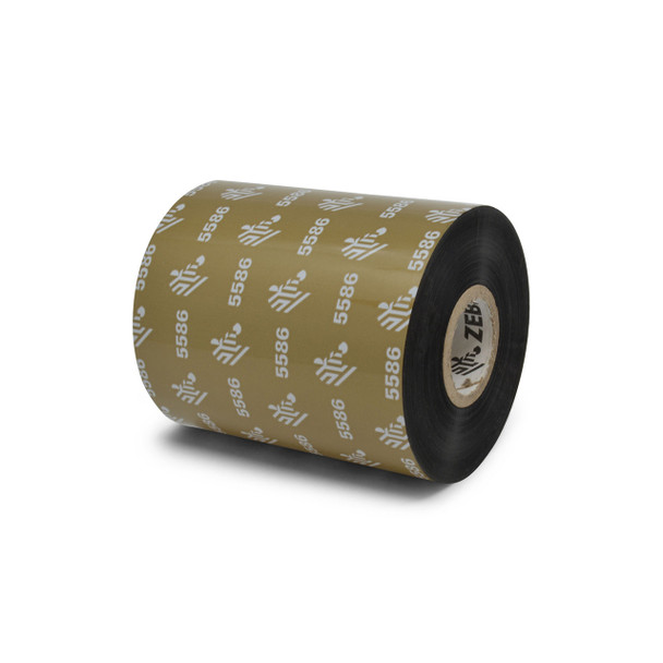 Wax/Resin Ribbon, 110mmx450m (4.33inx1476ft), 5586; Premium, 25mm (1in) core, 6/box