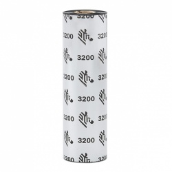 03200GS08407 - Zebra - Ribbon de Cera/Resina, 84mm x 74m (3.31" x 243'), Modelo 3200 Alto Rendimiento para impresoraG-Series de Escritorio. 12 Ribbons/Caja