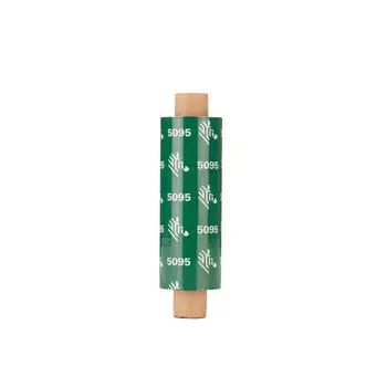 800132-202 - Zebra - Ribbon de Resina, 57mm x 74m (2.25" x 243'), Modelo 5095 Alto Rendimiento para impresora2824 de Escritorio. 12 Ribbons/Caja