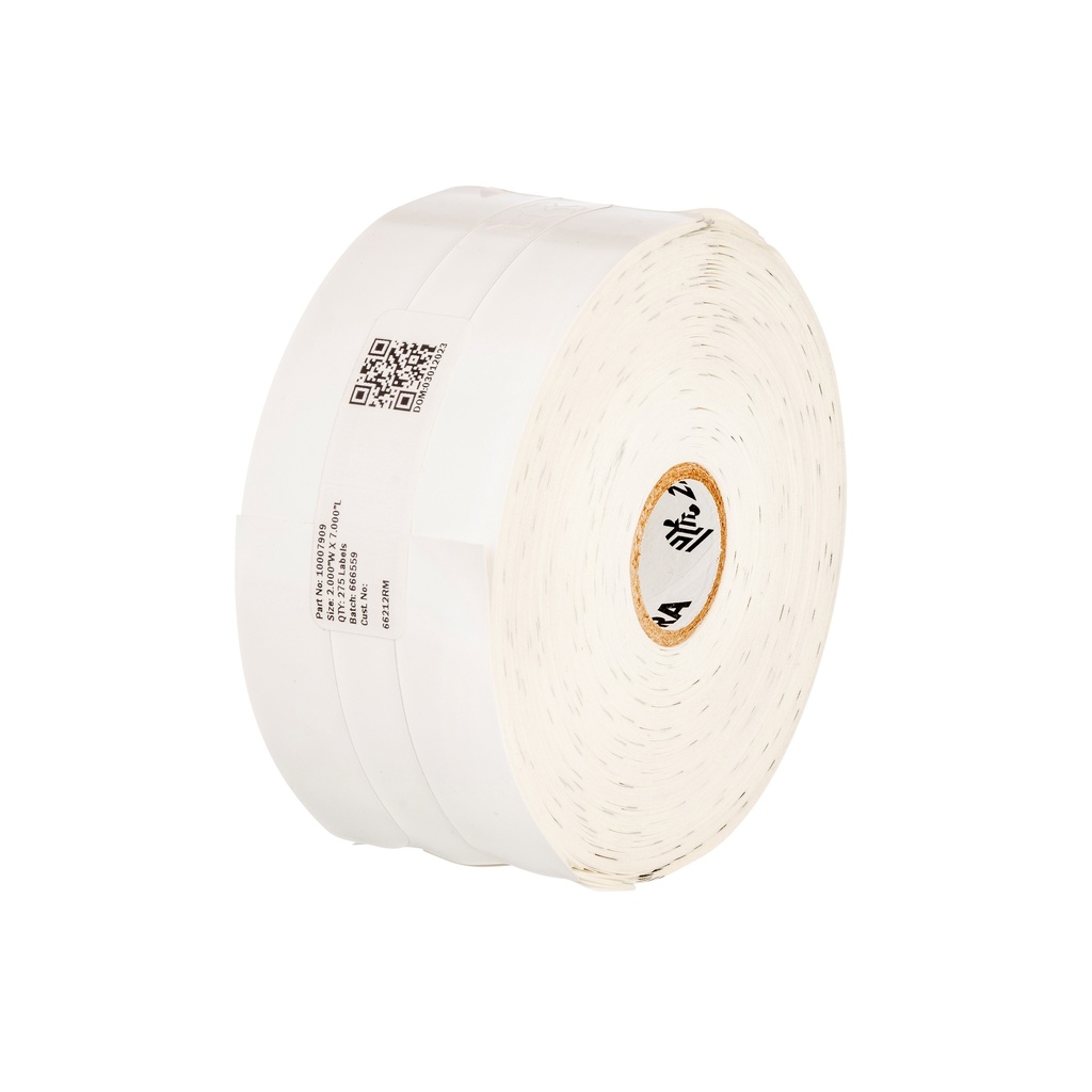 Wristband, Polypropylene, 1.1875x11in (30.2x279.4mm); DT, Z-Band Direct, Coated, Permanent Adhesive, Cartridge, 200/roll, 6/box, Plain