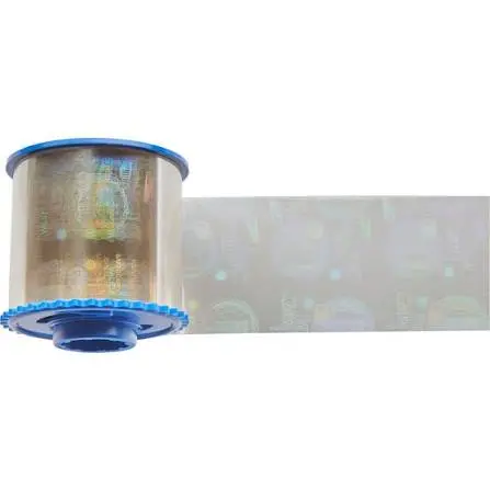 Holographic lamination with Valid Identitywallaper design. 1 mil (750 imprints)