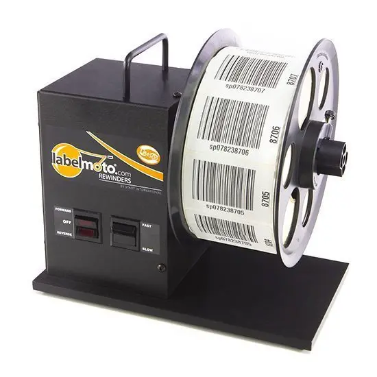 Start International LR4500 – Rebobinador de Etiquetas 6mm (0.25")–114mm (4.5")