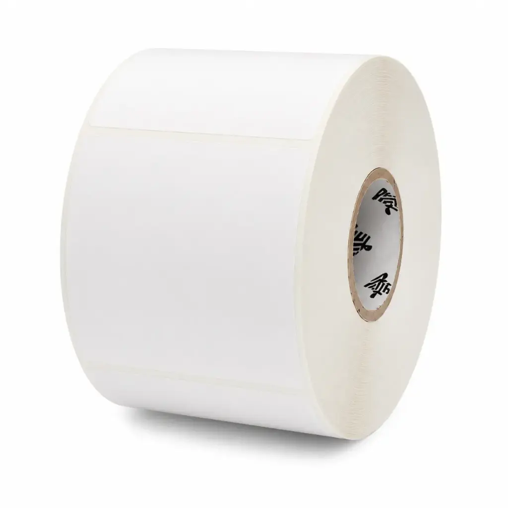 Label, Paper, 4x6in (101.6x152.4mm); TT, Z-Perform 1500T, Coated, Permanent Adhesive, 3in (76.2mm) core, 1000/roll, 4/box, Plain
