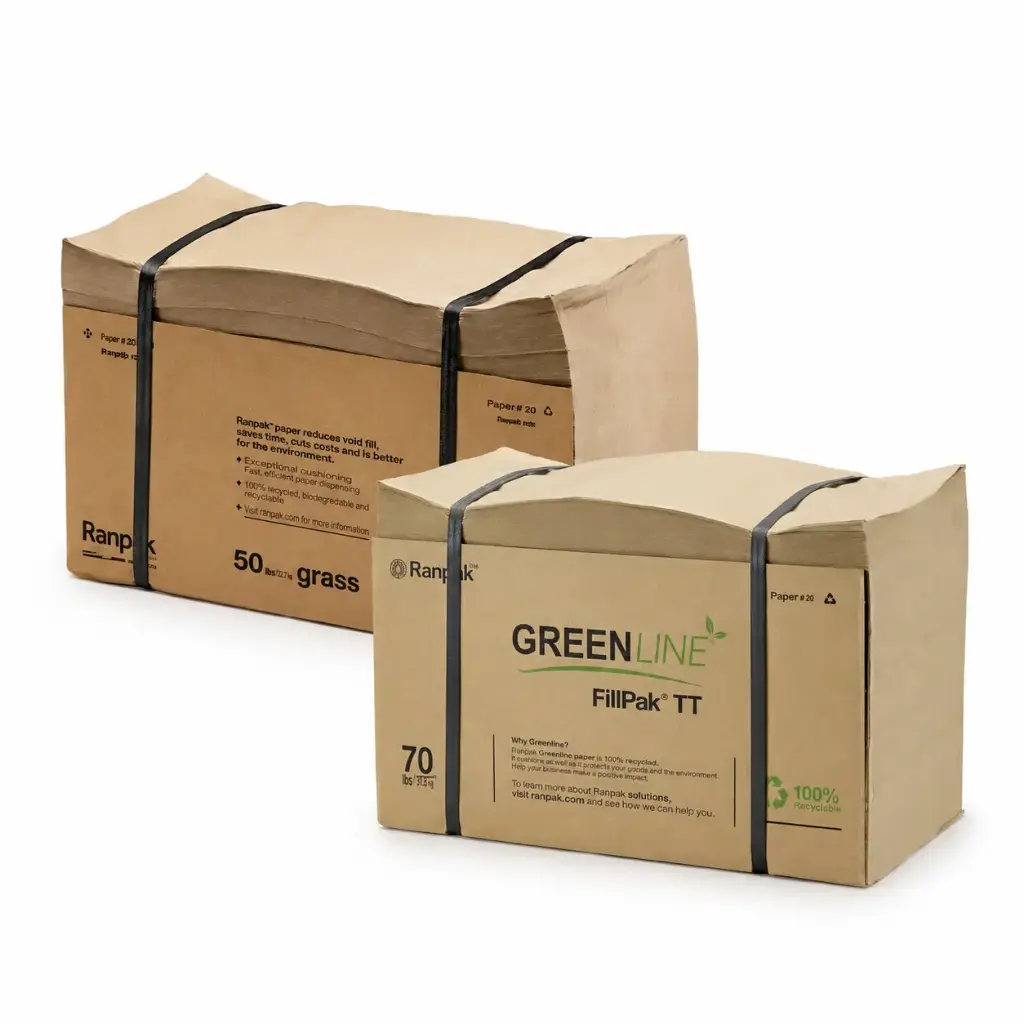 10000184 – Ranpak – 43 LB KRAFT FF PACK 15” 1275’ GL XPORT, Ancho 15”, Largo 1,275’ – pack