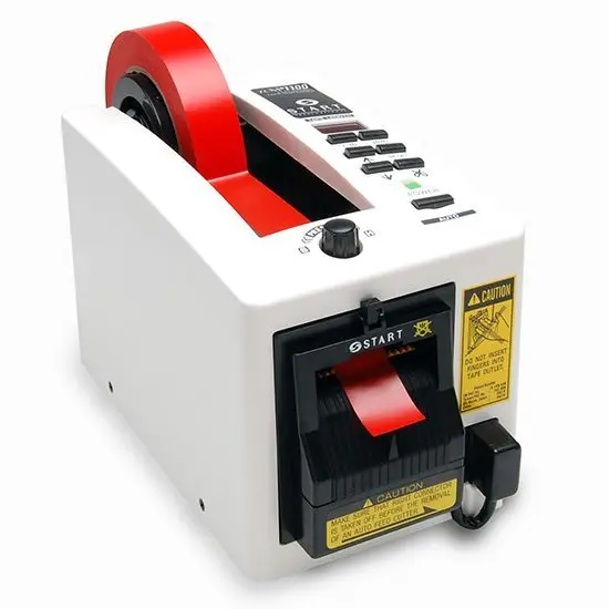 START INTERNATIONAL - Dispensador de Cintas Eléctrico, Ancho 0.28" a 2" (7 a 51 mm), Longitud de Cinta 1.2" a 39" (30 a 999mm).
