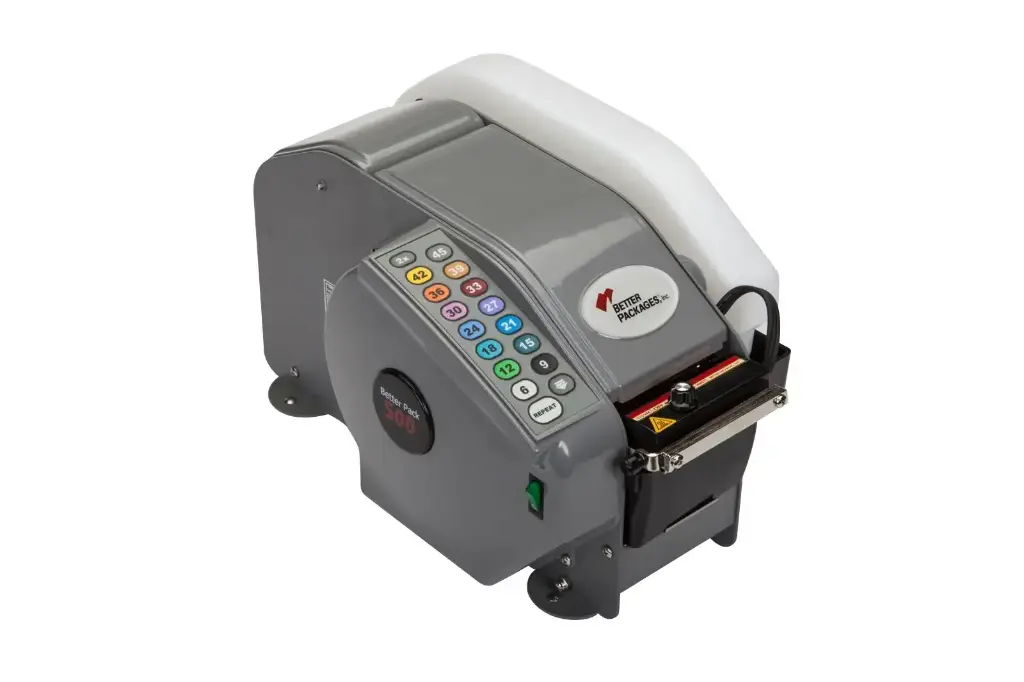 BP500 – Better Packages – Better Pack 500, Dispensador Electrónico de Cinta Activada por Agua 38–76 mm