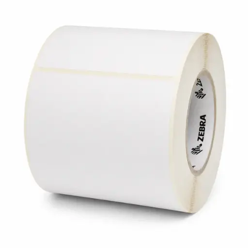 [ZIPZET10045193] ZIPZET10045193 - ZEBRA - Etiqueta 4"x6.5", T. Directa. Papel Blanco, Z-Essentials 400D, para Impresora Industrial, 988/Rollo, con adhesivo Permanente, Perf. entre etiq., 1 al paso. Núcleo 3.". Diámetro 7.9". 4 Rollos/caja. Peso por caja 2.63.