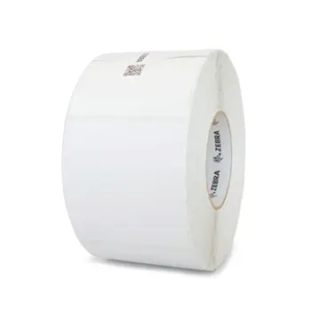 [ZIPZPD10045143] ZIPZPD10045143 - ZEBRA - Etiqueta 101.6"x101.6", T. Directa. Papel Blanco, Z-Perform 1450D, para Impresora Desktop, 717/Rollo, con adhesivo Permanent Rubber, Perf. entre etiq., 1 al paso. Núcleo 1.". Diámetro 5.". 6 Rollos/caja. Peso por caja 1.41 kg.
