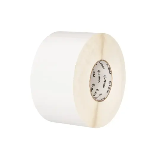 [ZIPZPT10045134] ZIPZPT10045134 - ZEBRA - Etiqueta 3"x1", T. Directa. Papel Blanco, Z-Perform 1450D, para Impresora Industrial, 5817/Rollo, con adhesivo Permanent Rubber, Perf. entre etiq., 1 al paso. Núcleo 3.". Diámetro 7.9". 4 Rollos/caja. Peso por caja 2.37kg.