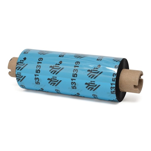 [05319GS06407] Wax Ribbon, 64mmx74m (2.52inx242ft), 5319; Performance, 12mm (0.5in) core. 1 pc