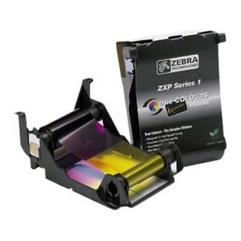 [800011-140] Zebra Load-N-Go color ribbon for ZXP Series 1 YMCKO 100 images