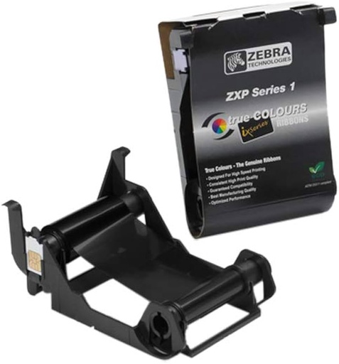 [800011-101] ZEBRA - ZEBRA LOAD-N-GO MONOCHROME RIBBON FOR ZXP SERIES 1 BLACK, 1000 IMAGES