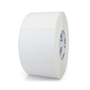 [10000284] Label, Paper, 4x3in (101.6x76.2mm); TT, Z-Perform 2000T, Value Coated, Permanent Adhesive, 3in (76.2mm) core, 2000/roll, 4/box, Plain
