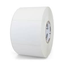 [10018349] Label, Paper, 4x3in (101.6x76.2mm); TT, Z-Perform 1500T, Coated, Permanent Adhesive, 3in (76.2mm) core, 2000/roll, 4/box, Plain
