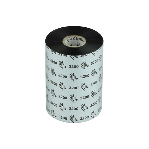 [03200BK06045] Wax/Resin Ribbon, 60mmx450m (2.36inx1476ft), 3200; High Performance, 25mm (1in) core, 6/box