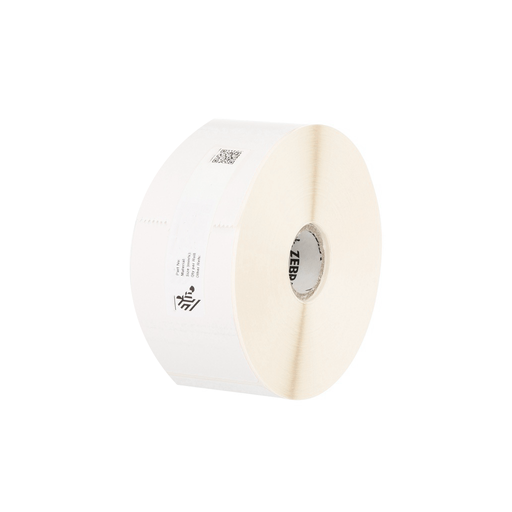 [18930] 18930- ZEBRA - Etiqueta 1.5"x0.5", T. Térmica. Polipropileno Blanco, PolyPro 3000T, para Impresora de Escritorio, 3780/Rollo, con adhesivo Permanente, Perf. entre etiq., 1 al paso. Núcleo 1".  Diámetro 5". 8 Rollos/caja. Peso por caja 5.44 kg. 