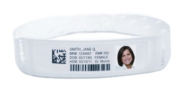 [LB2-PED-L3] Wristbands/Labels/Tags, Paper/PET, 8.5x11in (216x279mm); Laser, LaserBand 2 Advanced, Adhesive Closure, Pediatric/Infant, Hole Punched, 1000 sheets/box