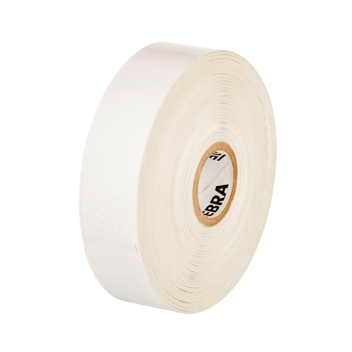 [10019015] Wristband, Synthetic, 1x6in (25.4x152.4mm); DT, Z-Band Ultra Soft, Coated, Permanent Adhesive, 1in (25.4mm) core. Black mark sensing.