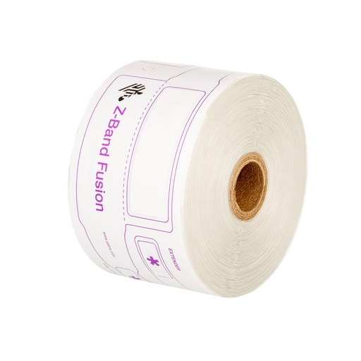 [FID-ADULT-L3-1-200T] Wristband, PolyPro/PET, 3 x 11in (76x279mm); DT, Z-Band Fusion, Adhesive Closure, Adult w/ Label, 200/roll, 5 rolls/case, 5OD. Image area: 2.75 x 0.875.