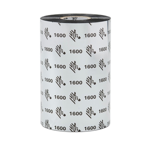[01600GT06430] Wax Ribbon, 64mmx300m (2.52inx984ft), 1600; Economy, 25mm (1in) core, 24/box