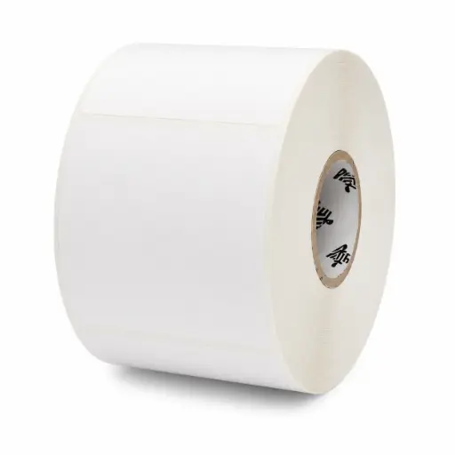 [10018340] Label, Paper, 4x6in (101.6x152.4mm); TT, Z-Perform 1500T, Coated, Permanent Adhesive, 3in (76.2mm) core, 1000/roll, 4/box, Plain