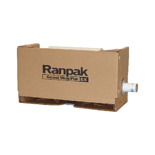 [10000118] 10000118 – Ranpak – Máquina Geami EX desechable, Kraft DC + Interleaf blanco, 750 pies